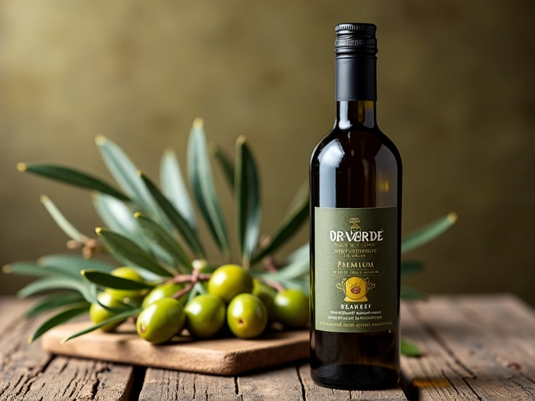 Bottiglia di Olio Extra Vergine d'Oliva Oro Verde